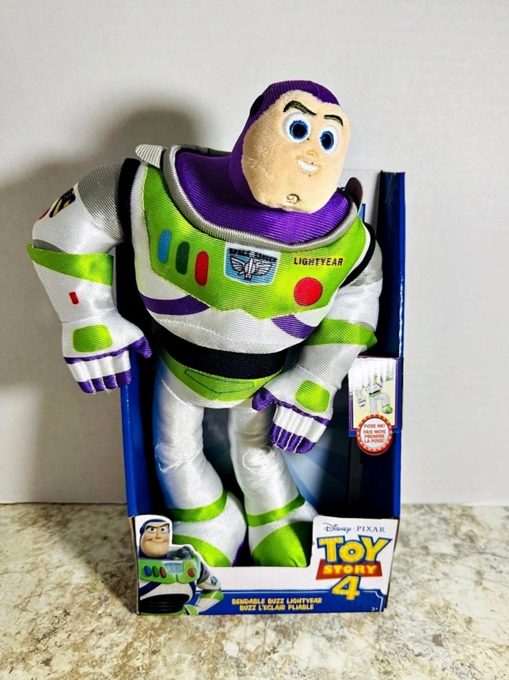 Disney Pixar Toy Story 4 Bendable Buzz Lightyear Plush